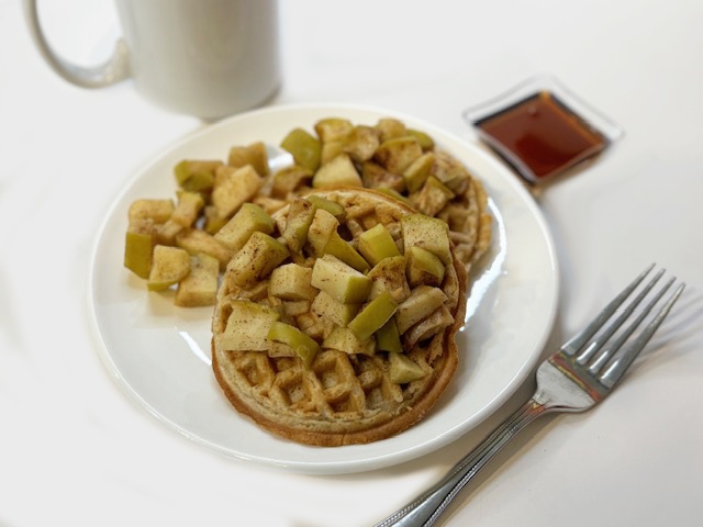 fresh, healthy, fully prepared meals, Apple Cinnamon Waffles