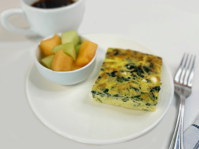 fresh, healthy, fully prepared meals, Cowboy Caviar and Quinoafresh, healthy, fully prepared meals, Spinach Feta Quiche